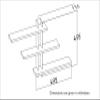 Decorotika Mita Floating Wall Shelf/Wall Rack/Display Unit view 2