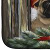 Caroline's Treasures PPP3268DDM Pug Christmas Anticipation Dish Drying Mat Absorbent Dish Drying Mat Pad for Kitchen Counter Dish Drainer Mat for Countertop, 14 x 21", Multicolor view 4