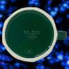 Rae Dunn Green Christmas Tree Mug & Topper - Artisan Collection By Magenta - Beautiful Green Christmas Tree Mug With "JOY" Spelled in Large White Letters LL Font with Christmas Star Topper view 4