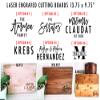 All Star Products Personalized Cutting Board | Customized Charcuterie Board | Gift for Housewarming, Weddings, Christmas, and Anniversaries | Walnut view 3