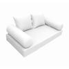 DBM IMPORTS *Cover ONLY*-Style 4 Daybed Mattress Bolster Pillow Covers Knife Edge Twin-AD106 view 2
