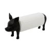 Deco 79 Polystone Paper Towel Holder, 5" x 16" x 8", Black view 1