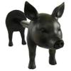 Deco 79 Polystone Paper Towel Holder, 5" x 16" x 8", Black view 2