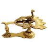 Om Pooja Shop Panchmukhi Temple Aarti Diya in Brass view 2