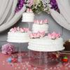 4 Tier Cupcake Holder Stand, Round Tower Stand, Clear Acrylic Cupcake Display Riser, Round Cake Stand, Candy Display, Cake Display Rack for Wedding Birthday Party Decor (18 Inch) view 1