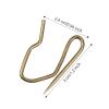 Outus 58 Pack Metal Curtain Hooks Pin On Drapery Hooks 1.2 x 1 Inch for Window,Door,Shower Curtain(Oil-Rubbed Bronze) view 3