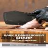 Dalstrong Massive Meat Cleaver Knife-9"-Obliterator-Shadow Black Series-Titanium Nitride Coated-High Carbon Steel-Heavy Duty Gift-Razor Sharp-w/Sheath-NSF Certified view 2