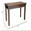 Best Master Transitional Solid Wood Dining Room Bench in Antique Natural Oak view 3