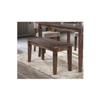 Best Master Transitional Solid Wood Dining Room Bench in Antique Natural Oak view 4