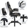 Flash Furniture Optis Black Gaming Desk and Camouflage/Black Racing Chair Set with Cup Holder, Headphone Hook & 2 Wire Management Holes view 3