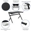 Flash Furniture Optis Black Gaming Desk and Camouflage/Black Racing Chair Set with Cup Holder, Headphone Hook & 2 Wire Management Holes view 4