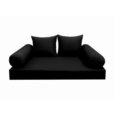 DBM IMPORTS *Cover ONLY*-Style 4 Daybed Mattress Bolster Pillow Covers Knife Edge Twin-AD109