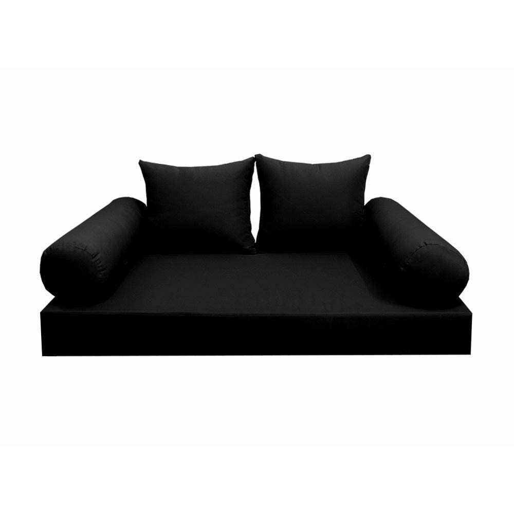 DBM IMPORTS *Cover ONLY*-Style 4 Daybed Mattress Bolster Pillow Covers Knife Edge Twin-AD109
