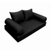 DBM IMPORTS *Cover ONLY*-Style 4 Daybed Mattress Bolster Pillow Covers Knife Edge Twin-AD109 view 2