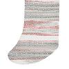 C&F Home 8.5" x 20" Cozy Nordic Red & Gray Hanging Large Christmas Stocking Xmas Winter Holidays Home Living Room Fireplace Mantle Cotton Gift Stocking Stuffer Seasonal Decor Decoration 8.5" x 20" view 2