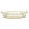 Deco 79 Glam Metal Tray, SMALL SIZE, Gold view 1