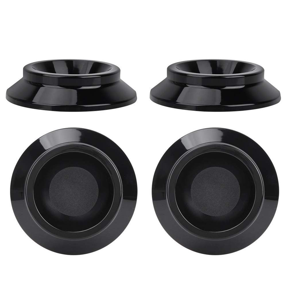 Piano Caster Cups,4pcs Round ABS Piano Foot Pads Set Caster Cups Accessories for Upright Piano Wooden Piano Caster Piano Leg Floor Protectors