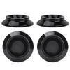 Piano Caster Cups,4pcs Round ABS Piano Foot Pads Set Caster Cups Accessories for Upright Piano Wooden Piano Caster Piano Leg Floor Protectors view 1