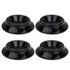 Piano Caster Cups,4pcs Round ABS Piano Foot Pads Set Caster Cups Accessories for Upright Piano Wooden Piano Caster Piano Leg Floor Protectors view 3