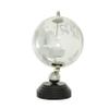 Deco 79 Marble Globe with Marble Base and Tiered Base, 8" x 8" x 13", Silver view 4