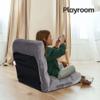 Saturnpower Adjustable Floor Gaming Sofa Chair 14-Position Folding Lazy Sofa Cushion Recliner Sleeper Bed Couch Recliner for Meditation, Reading, TV Watching, Video-Gaming, Adult Kid, Grey view 4