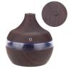 Omabeta Portable Mini Humidifier, 300ml Small Cool Mist Humidifiers, Wood Grain LED USB Color-changing Humidifier, Oil Diffuser with Colorful Night Light Mist Maker for Office Car Home, Super Quiet view 4