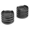 8pcs/Set Plastic Multi-Slot Furniture Leg Risers Non-Slip Bed Riser Sofa Risers Table Risers Chair Risers for Table Desk Sofa Chairs(Black) view 1