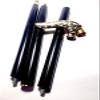 Ganga Nautical Brass Walking Stick Victorian Handle Wooden Vintage Walking Cane Style (Black & Golden) view 2