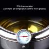 Summer Enjoyment Frying Pot, Japanese Style Mini Stainless Steel Frying Pot with Thermometer Induction Cooker Compatible for Home(S) view 3