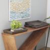 Deco 79 Tray, S/3 18", 20", 22" W, Brown view 1