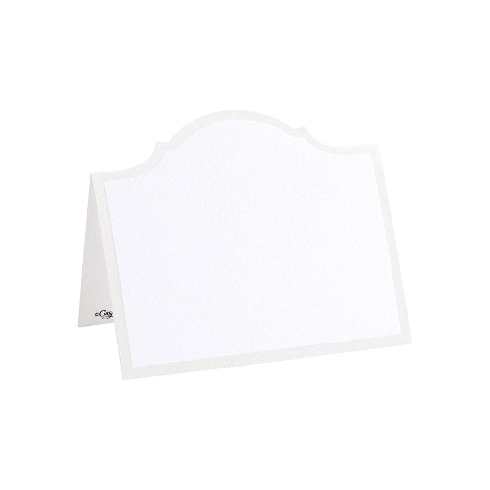 Caspari Arch Die-Cut Place Cards in Pearl Foil - 40 Count