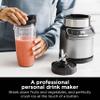 Ninja | Blender | Nutri Pro | Single Serve | For Smoothies, Salsa, Shakes and Frozen Drinks | Includes 2 Smoothie Cups & Lids | Crushes Ice, Fruit & Veggies |Silver | BN401 view 4