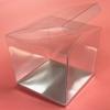 Durapak Supplies 24 PCS 5 x 5 x 7 w/Silver Card Bottom, Clear Plastic PVC Boxes for Party Favor Wedding Favor, retail products packaging and display view 3