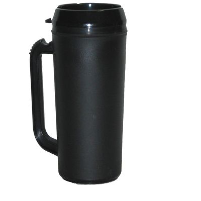 Jean's Plasics Talisman, Black Insulated Mug, 20 Ounce, Pack 1