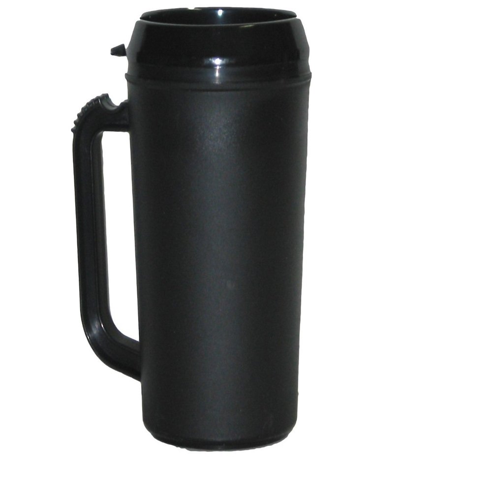 Jean's Plasics Talisman, Black Insulated Mug, 20 Ounce, Pack 1