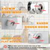 3 Pack Mixer Attachments for Kitchen Aid 4.5-5 Quart Tilt-Head Stand Mixers, Heavy-Duty Metal,Includes K45DH Dough Hook, K45B Flat Beater,K45WW Wire Whip, Dishwasher Safe Replacement Kit by TOMOON view 4