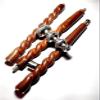 Ganga Nautical 36 to 37" inch Brass Derby Handle Walking Cane Wooden Cane Stick Made of Rosewood & Brass Silver view 3