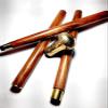 Ganga Nautical Handmade Wooden Folding Walking Stick - 36 INCHES with Round Brass Handle view 3
