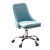 Home Comfortable Swivel Chair, Velvet Sponge Upholstered Bedroom Office Chair, Lift Ergonomic Desk Chair view 1