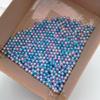 INSPIRELLE 1100 Pieces Gradient Undrilled ABS Art Faux Pearls for Vase Fillers, 8mm Blue-Purle No Hole Makeup Beads Mermaid Imitation Round Pearl Beads for Table Scatter Home Wedding Decoration view 3