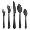 20 Pieces Black Silverware Set, ENLOY Flatware Cutlery Set Stainless Steel Utensils Service for 4, Heavy Duty Gift and Dishwasher Safe, Mirror Polished Dinner Knife, Fork, Spoon for Restaurant view 1