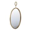 A & B Home 28.25" Gold Modern Style Framed Round Wall Mounted Mirror Decor view 2