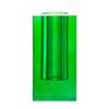 A & B Home 7.75" Green Vintage Inspired Rectangular Glass Vase view 1