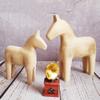 Beige Wooden Animal Ornaments - DIY Unfinished Wood Crafts for Home Decoration Handcrafted Animal Figure Pair for Creative and Desktop Decor view 3