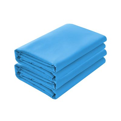 100% Cotton 5Pcs Split Cal-King Bed Sheets Set 800 TC Adjustable Bed Sheet Set Sateen Weave Fits Mattress Upto 16''Deep Pocket Split Cal-King/Blue Bedding Set