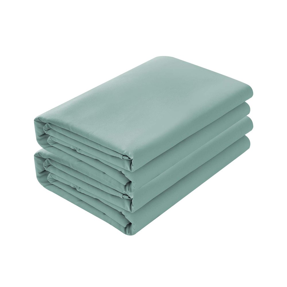 100% Cotton 5Pcs Split Cal-King Bed Sheets Set 800 TC Adjustable Bed Sheet Set Sateen Weave Fits Mattress Upto 16''Deep Pocket Split Cal-King/Spa Blue Bedding Set