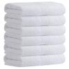 Aibaser Bath Towels, 27x54inch - Natural, Ultra Absorbent Towels for Bathroom, Travel, Gym, Shower and Spa (6 Piece Set) (White) view 1
