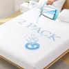 2 Pack Softhour Full Size Waterproof Mattress Protector, Stretch to 21'' Deep Pocket, Soft Breathable, Ideal for Home & Commercial Use view 1