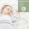 California King Mattress Protector Waterproof Mattress Pad Washable Bamboo Rayon Mattress Cover Breathable Noiseless Bed Protector 5" - 21'' Elastic Fitted Deep Pocket view 2
