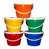 Talisman, Plastic Buckets & Lids, Gallon, 5 Pack, Red Blue Yellow Green & Orange view 1